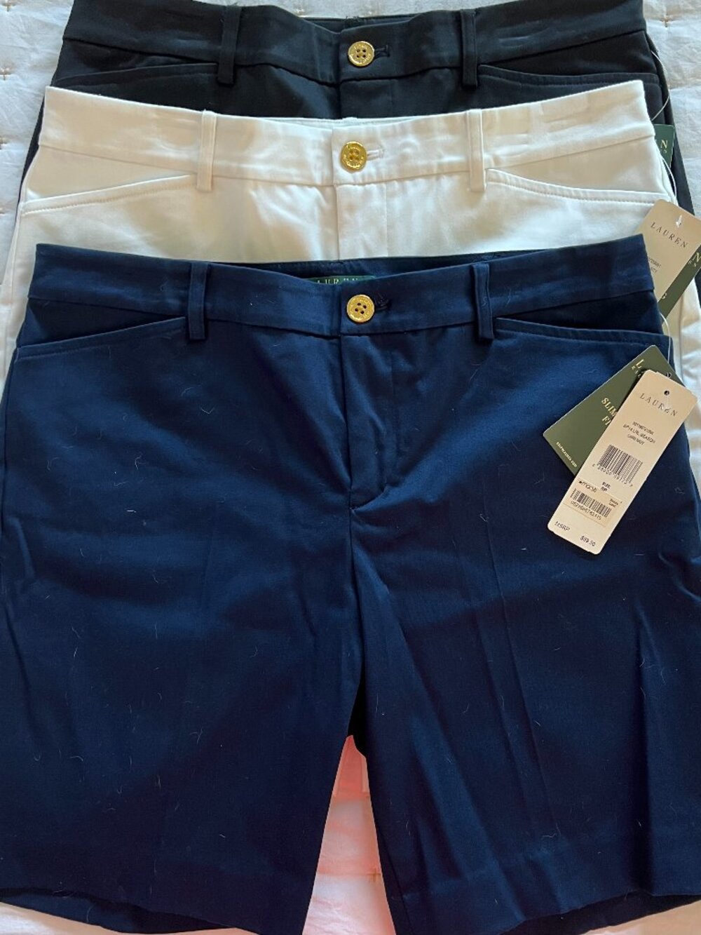 Lauren by Ralph Lauren Ladies' Shorts (3 Pair)